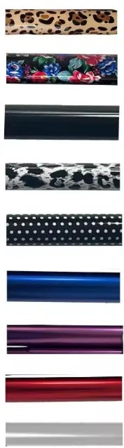 Compacte wandelstok met verlichting, sta-op steun en opvouwbaar.